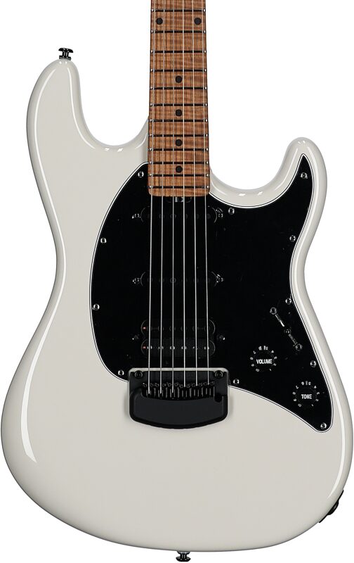 Ernie Ball Music Man Cutlass RS HSS Electric Guitar (with Case), Limestone, Body Straight Front