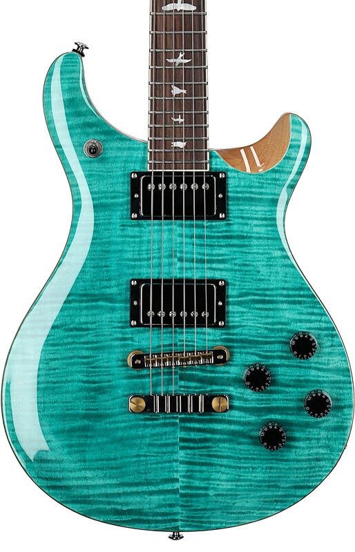 PRS Paul Reed Smith SE McCarty 594 Electric Guitar (with Gigbag), Turquoise, Blemished, Body Straight Front