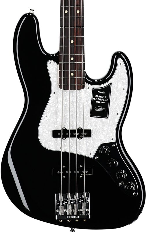 Fender Player II Modified Active Jazz Electric Bass, Rosewood Fingerboard (with Gig Bag), Dusk, Body Straight Front