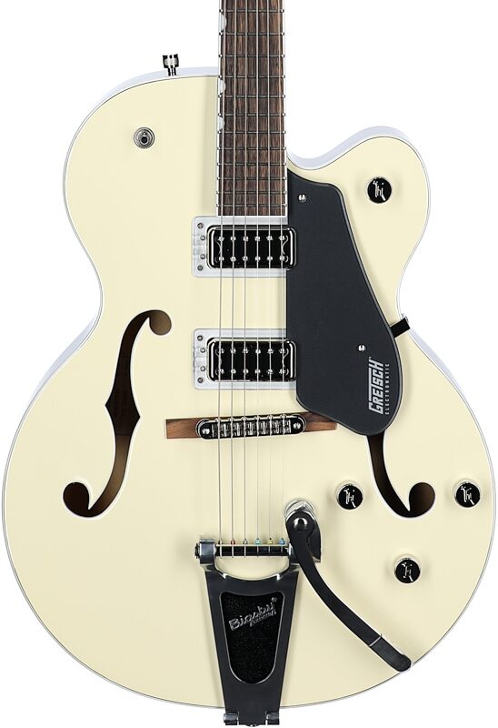 Gretsch G5420T-140 Limited Edition Electromatic 140th Anniversary Hollow Body Single-Cut Electric Guitar, Vintage White, Body Straight Front