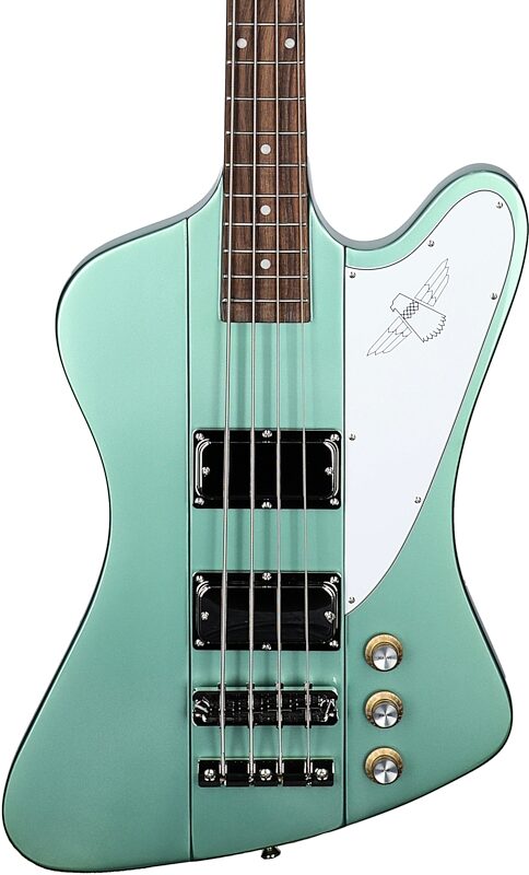 Epiphone Thunderbird '64 Electric Bass (with Gig Bag), Inverness Green, with Gig Bag, Body Straight Front