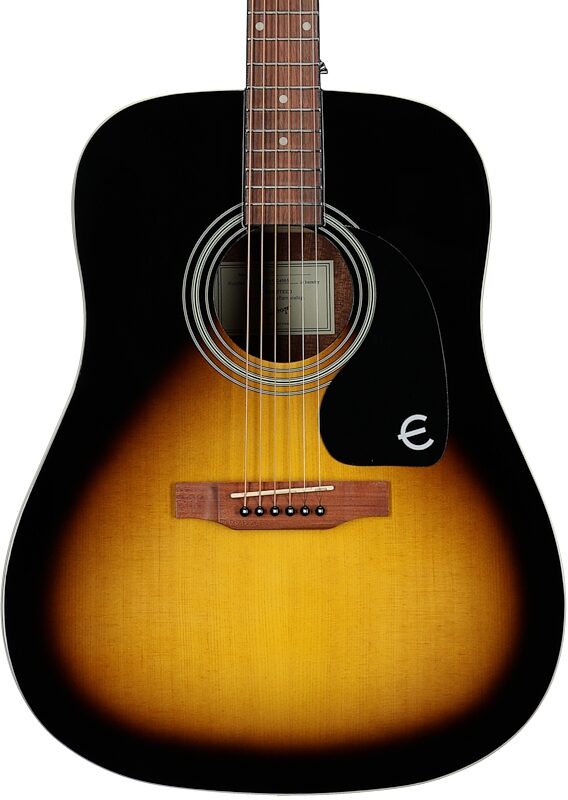 Epiphone Songmaker FT-100 Acoustic Guitar, Vintage Sunburst, Body Straight Front