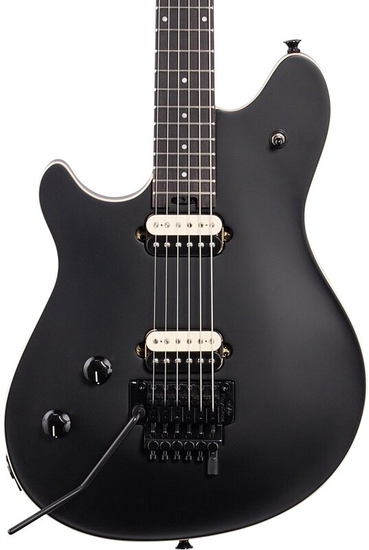 EVH Eddie Van Halen Wolfgang Special Electric Guitar, Left-Handed, Stealth Black, Body Straight Front