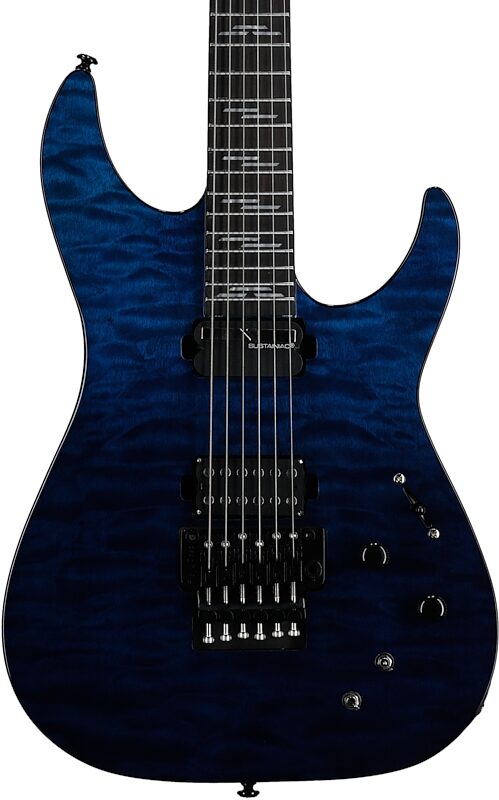 Schecter Reaper 6 FRS Elite Electric Guitar, Deep Ocean Blue, Body Straight Front