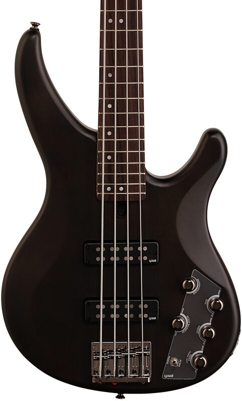 Yamaha TRBX504 Electric Bass, Transparent Black, Customer Return, Blemished, Body Straight Front