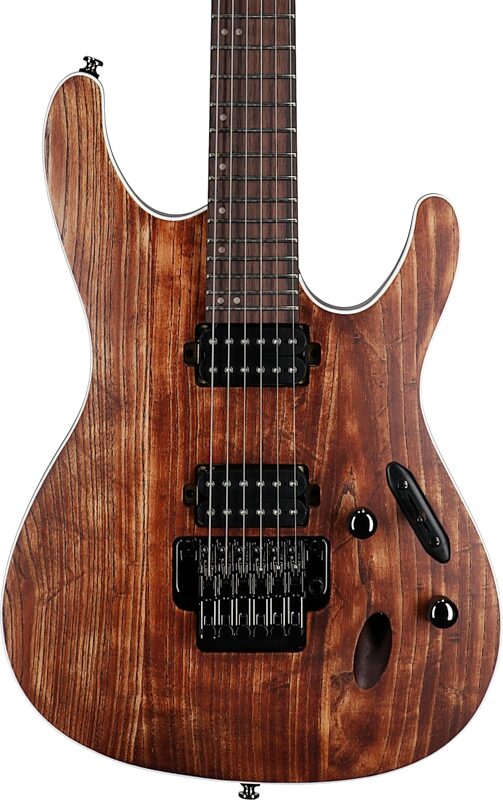 Ibanez S520AH Electric Guitar, Antique Brown Stained, Body Straight Front
