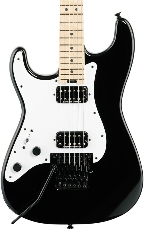 Charvel Pro-Mod So-Cal SC1 HH Electric Guitar, Left-Handed, Gloss Black, Body Straight Front