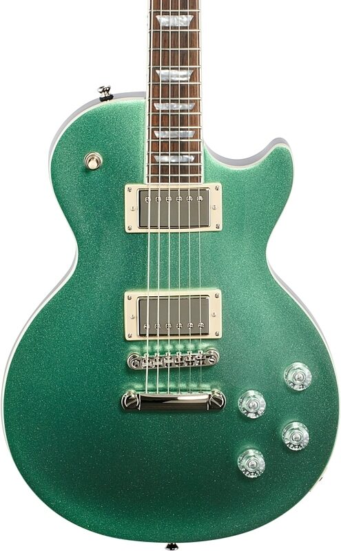 Epiphone Les Paul Muse Electric Guitar, Wanderlust Green Metallic, Body Straight Front