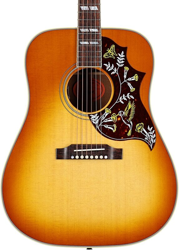 Gibson Hummingbird Original Acoustic-Electric Guitar (with Case), Heritage Cherry Sunburst, Body Straight Front