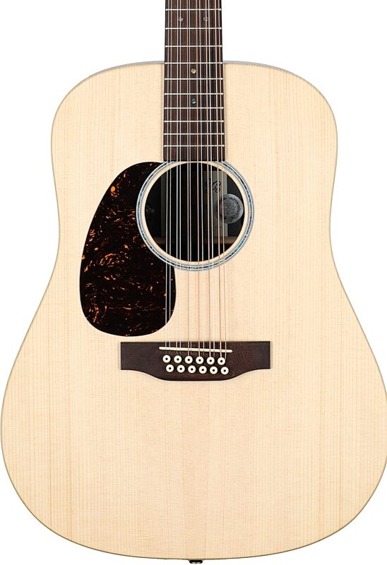 Martin D-X2E Brazilian Acoustic-Electric Guitar, 12-String (Left-Handed), New, Body Straight Front