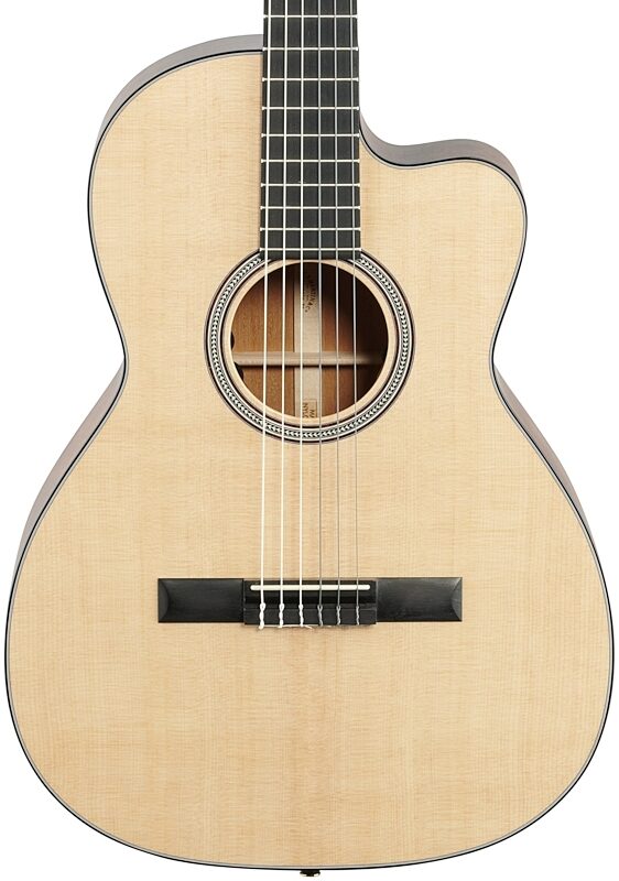 Martin 000C12-16E Nylon Acoustic-Electric Classical Guitar (with Soft Shell Case), New, Body Straight Front
