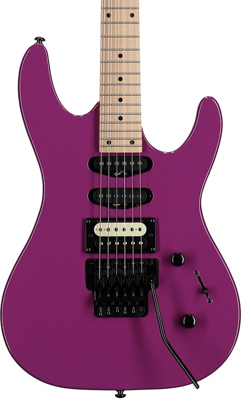Kramer Striker HSS Electric Guitar, Maple Fingerboard, Majestic Purple, Scratch and Dent, Body Straight Front