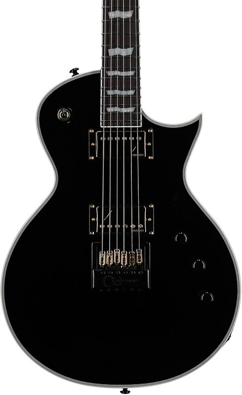 ESP LTD EC-1000T CTM Traditional Series Evertune Electric Guitar, Black, Blemished, Body Straight Front