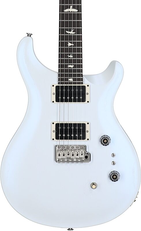 PRS Paul Reed Smith CE 24-08 Swamp Ash Electric Guitar (with Gig Bag), Pearl White, Body Straight Front