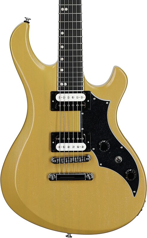 Gibson Victory Electric Guitar (with Case), TV Yellow Satin, Body Straight Front
