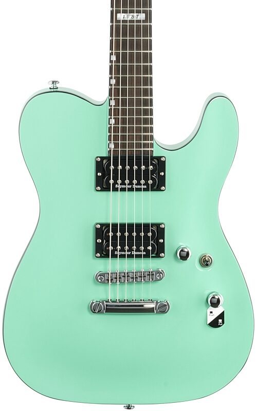 ESP LTD Eclipse 87 NT Electric Guitar, Turquoise, Blemished, Body Straight Front