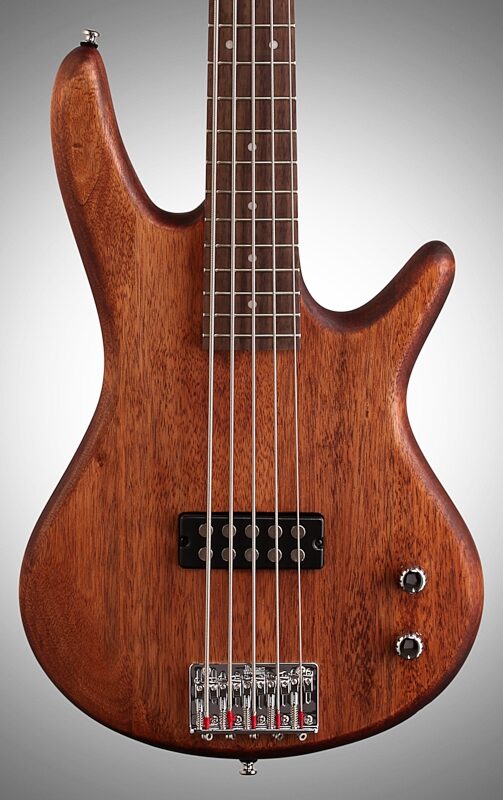 Ibanez GSR105EX 5-String Electric Bass, Mahogany Oil, Body Straight Front