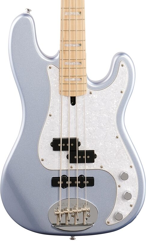 Lakland Skyline 44-64 Custom PJ Maple Fretboard Bass Guitar, Ice Blue, Blemished, Body Straight Front