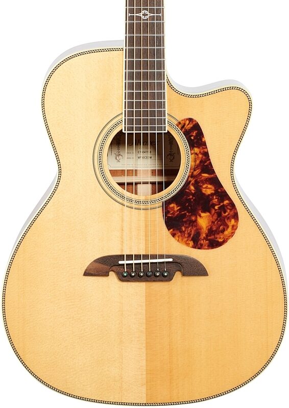 Alvarez Masterworks MF60CEOM Acoustic-Electric Guitar (with Gig Bag), New, Body Straight Front