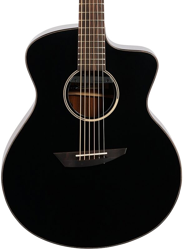 Ibanez Jon Gomm JGM5 Acoustic-Electric Guitar (with Gig Bag), Satin Black, Blemished, Body Straight Front