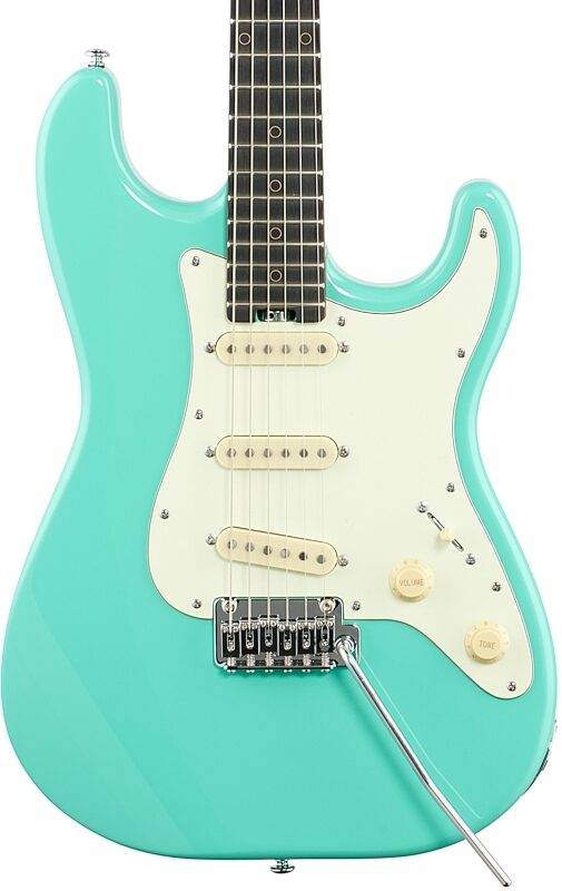 Schecter Nick Johnston Diamond Traditional Electric Guitar, Atomic Green, Blemished, Body Straight Front