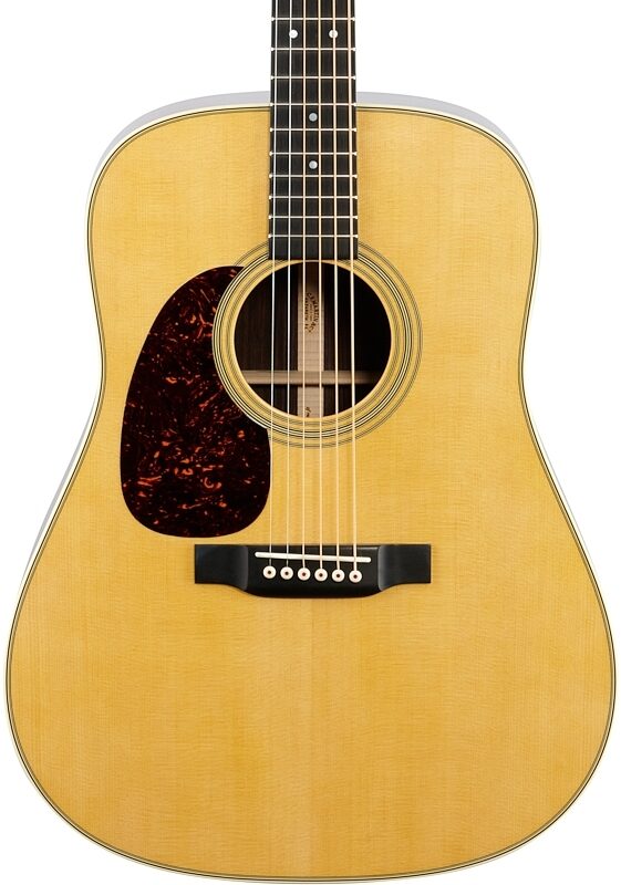 Martin D-28 Dreadnought Acoustic Guitar, Left-Handed (with Case), New, Body Straight Front
