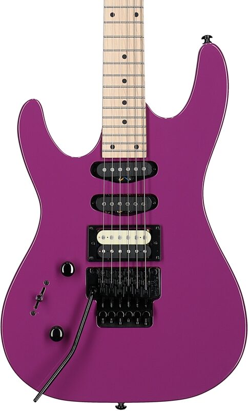 Kramer Striker HSS Electric Guitar, Maple Fingerboard (Left-Handed), Majestic Purple, Body Straight Front