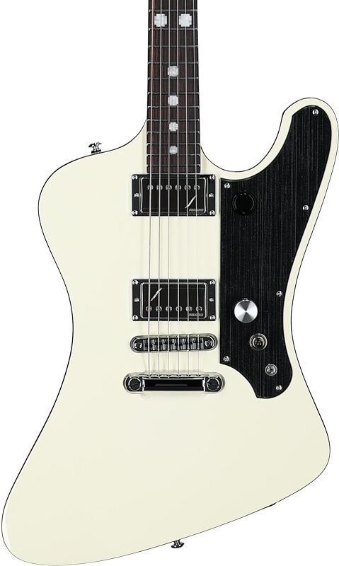 ESP LTD Richard Z RZL-PHX Electric Guitar (with Case), Olympic White, Body Straight Front