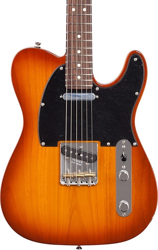 Fender American Performer Telecaster Electric Guitar, Rosewood Fingerboard (with Gig Bag), Honeyburst, Body Straight Front