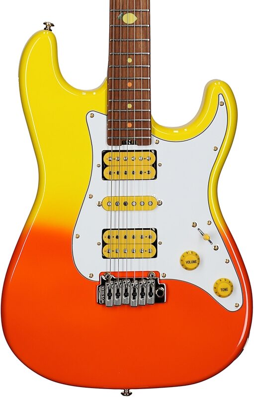 Schecter Tori Ruffin Freak Juice Traditional Electric Guitar, Juice Burst, Body Straight Front