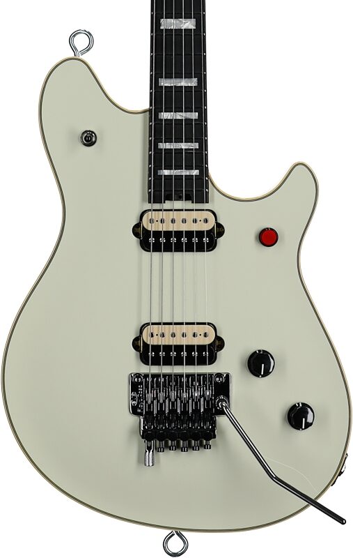 EVH MIJ Series Signature Wolfgang Electric Guitar (with Case), Ivory, Body Straight Front