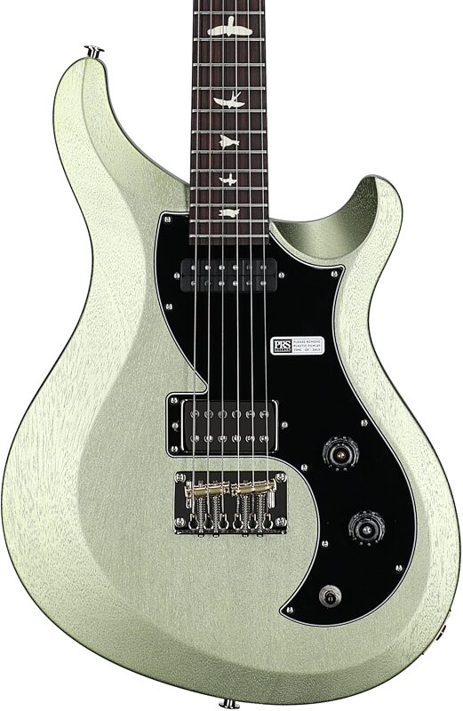 PRS Paul Reed Smith S2 Vela Satin Electric Guitar (with Gig Bag), Mavis Mint Metallic, Body Straight Front