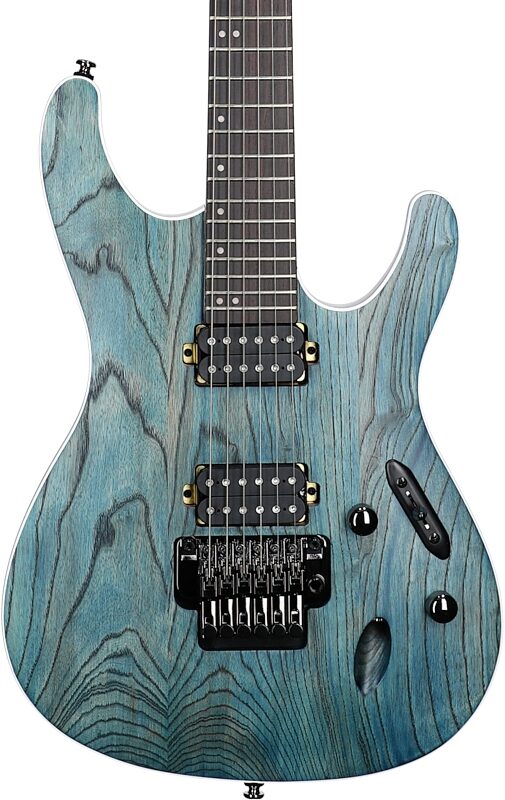 Ibanez S520AH Electric Guitar, Cosmic Blue Stained Flat, Body Straight Front