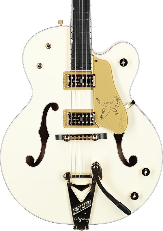 Gretsch G-6136T59 VS 1959 White Falcon Electric Guitar (with Case), New, Body Straight Front