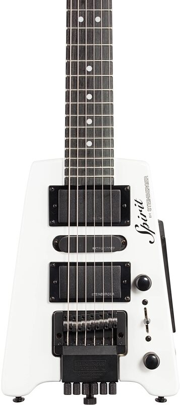 Steinberger Spirit GT Pro Deluxe Electric Guitar (with Bag), White, Body Straight Front