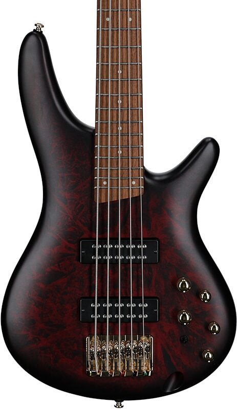 Ibanez SR305EDX Electric Bass Guitar, Wine Red Frozen Matte, Body Straight Front