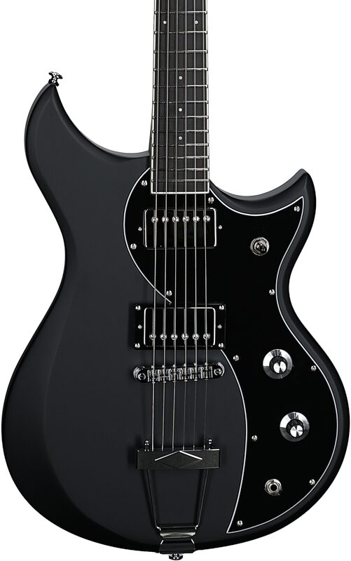 Dunable Cyclops DE Electric Guitar (with Gig Bag), Matte Black, Body Straight Front
