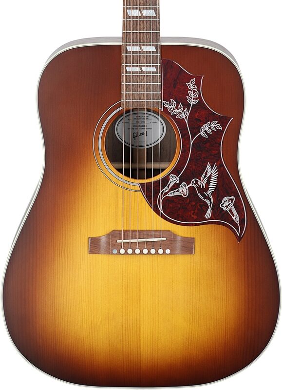 Gibson Hummingbird Studio Walnut Acoustic-Electric Guitar (with Case), Satin Walnut, Body Straight Front