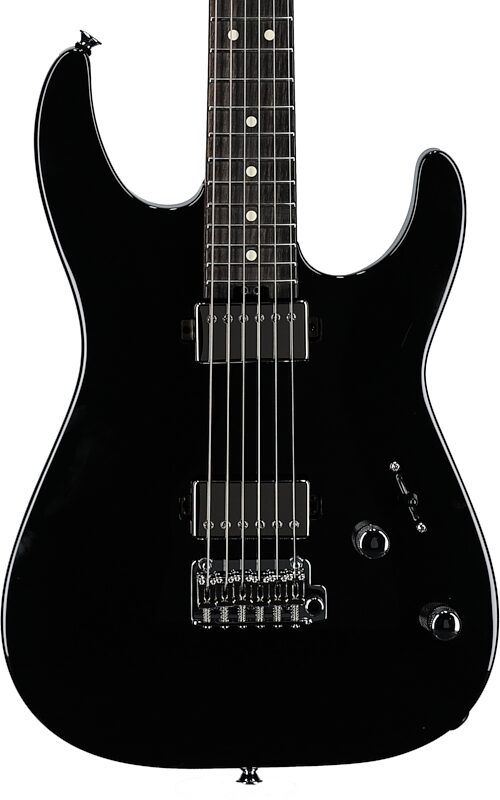 Charvel Limited Edition Super Stock DKA22 Electric Guitar, Ebony Fingerboard (with Gig Bag), Gloss Black, USED, Blemished, Body Straight Front