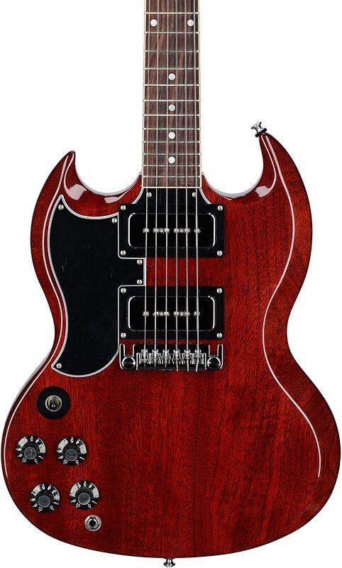 Gibson Tony Iommi Monkey SG Special Electric Guitar, Left-Handed (with Case), Red, 18-Pay-Eligible, Body Straight Front