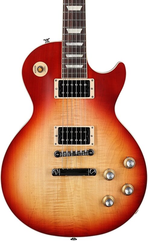 Gibson Les Paul Standard '60s Faded Electric Guitar (with Case), Faded Vintage Cherry Sunburst, Body Straight Front