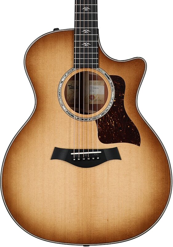 Taylor 514ce Grand Auditorium Acoustic-Electric Guitar (with Case), Urban IronBark, Body Straight Front