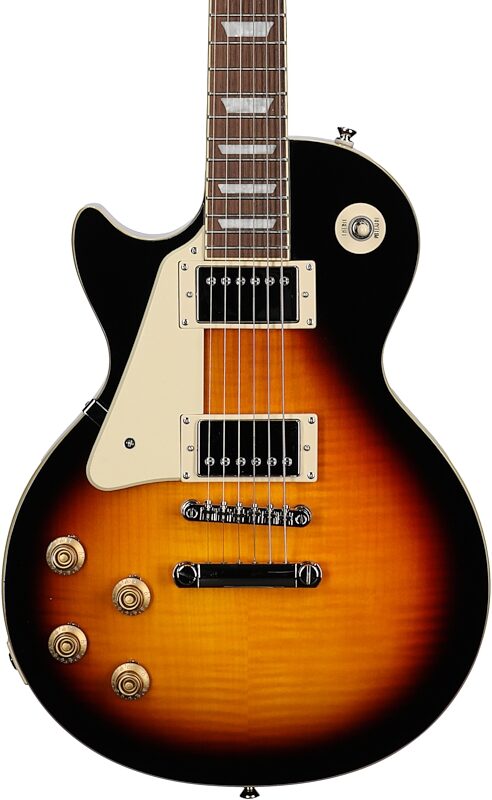 Epiphone Les Paul Standard 50s Electric Guitar, Left-Handed, Vintage Sunburst, Body Straight Front