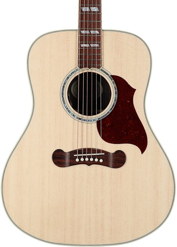 Gibson Songwriter Acoustic-Electric Guitar (with Case), Antique Natural, Body Straight Front