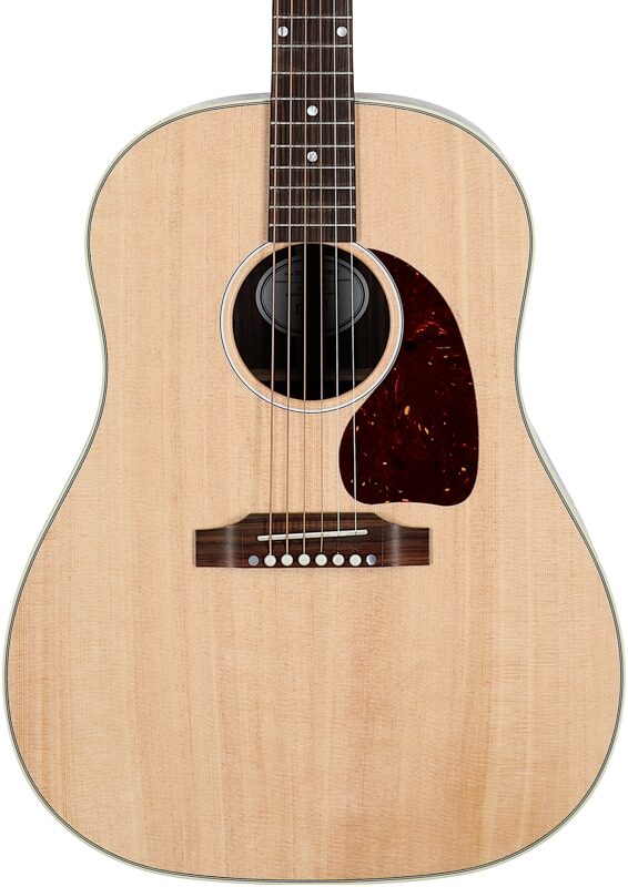 Gibson J-45 Studio Rosewood Acoustic-Electric Guitar, Gloss Finish (with Case), Natural, Body Straight Front