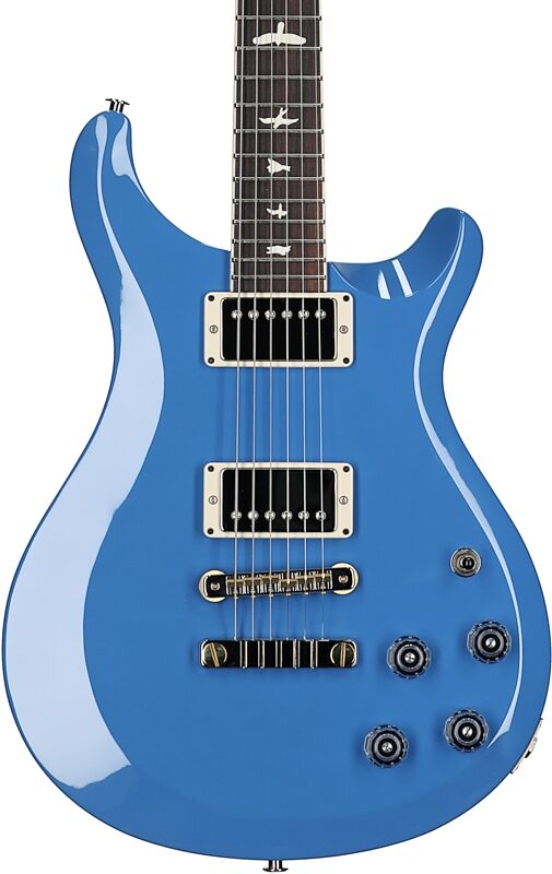 PRS Paul Reed Smith S2 McCarty 594 Thinline Electric Guitar (with Gig Bag), Mahi Blue, Body Straight Front