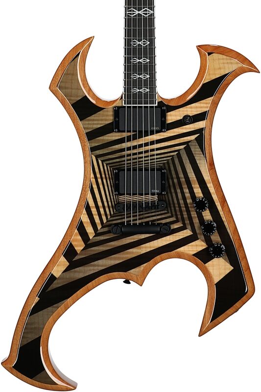 Wylde Audio Berzerker Raw Top Electric Guitar, Corridors, Body Straight Front