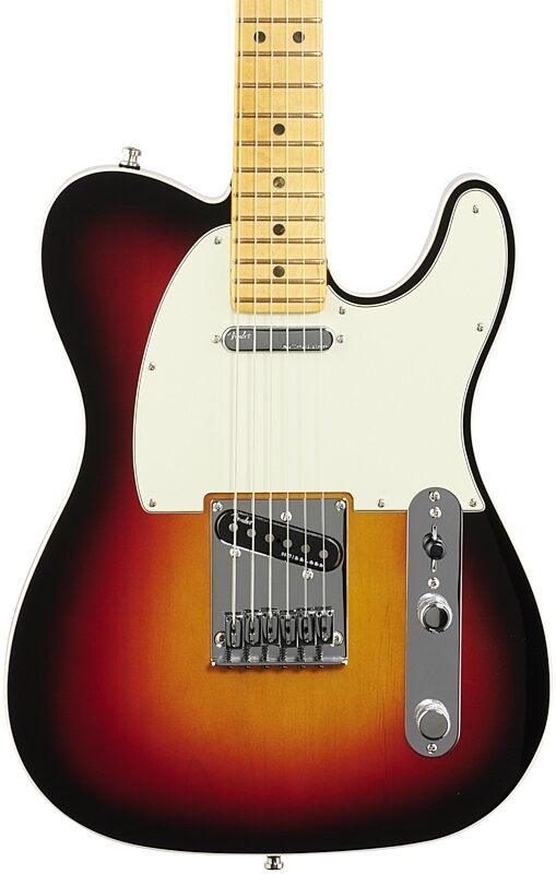 Fender American Ultra Telecaster Electric Guitar, Maple Fingerboard (with Case), Ultraburst, Body Straight Front