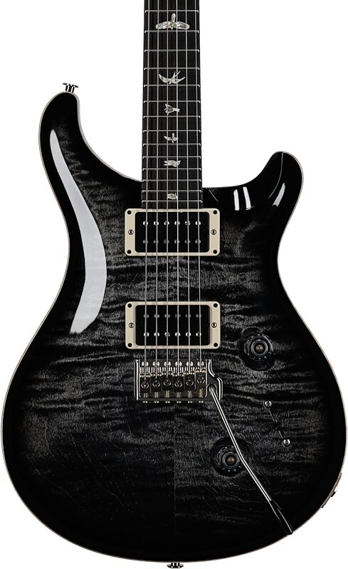 PRS Paul Reed Smith Custom 24 Gen III Electric Guitar (with Case), Charcoal Burst, Body Straight Front