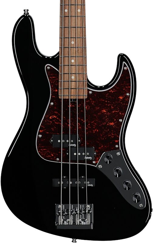 Sadowsky MetroExpress 21-Fret P/J Electric Bass, Morado Fingerboard (with Gig Bag), Black, Body Straight Front